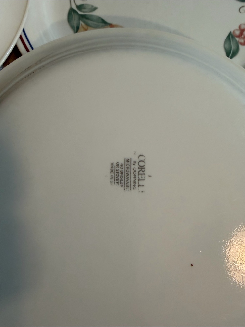 Vintage Corelle Abundance 8.5" Luncheon Salad Plates Set of 6. Retro vibe - Picture 3 of 13